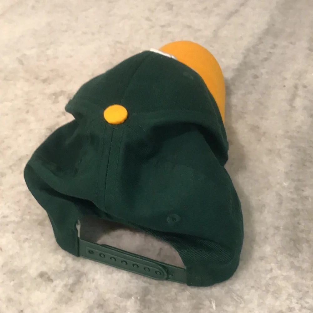 Oakland As Snapback Hat Mens Green Gold Outdoor Cap MLB Baseball Sports Athletic - Picture 5 of 7